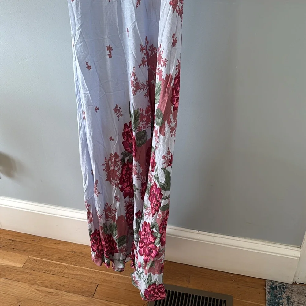 Free People Get to You Floral Maxi Sundress Size small NWT Hydrangea Combo